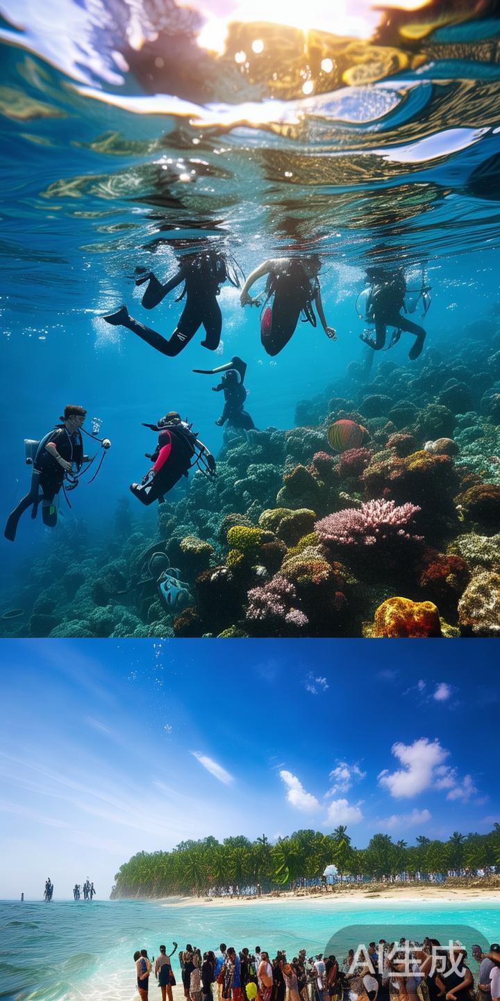 为了实现可持续发展，许多海岛开始将生态保护融入运动